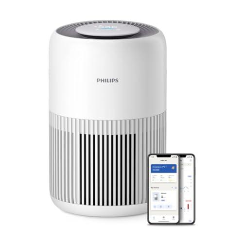 Purificatore d'aria Philips Serie 900, filtro HEPA NanoProtect + carbone attivo, CADR 250m³/h per allergici 65m², silenzioso, intelligente ed efficiente dal punto di vista energetico (AC0950/10)