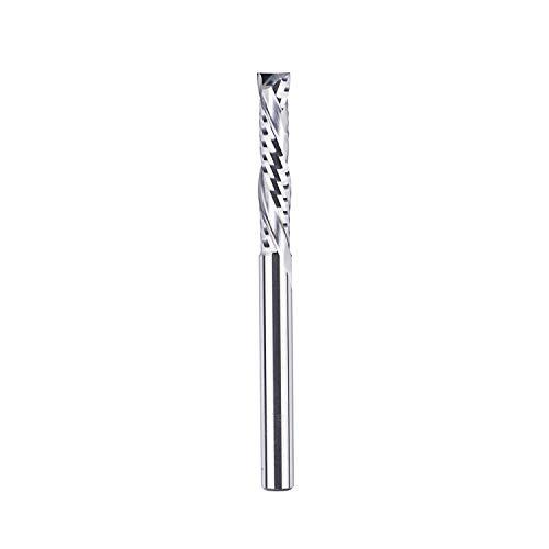 SpeTool Frese per Legno Diametro Gambo 6 mm Fresa Elicoidale Frese a Spirale Up&Down Compressione HRC55 Lunghezza di Taglio 32 mm CNC Fresa per Scanalatura in Metallo duro per Molatura per Canali