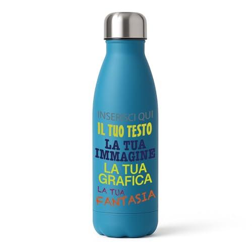 VENEZIANO Gruppo Borraccia personalizzata - Borraccia termica acciaio inox 500ml personalizzata - personalizza ora con immagini, testi o nomi