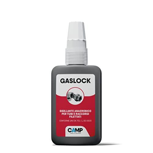 CAMP GAS LOCK Sigillante per tubi e raccordi filettati, per impianti aria, gas, acqua, oli, 50ml