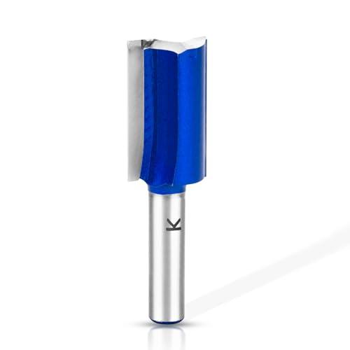 ASNOMY 1Pc Professionale Punta Dritta Fresa 8mm gambo, 18mm punte per fresa a taglio dritto, Set di frese dritte per Legno Fresa nel Carburo Strumento di Lavorazione Del Legno