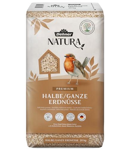 Dehner Natura Premium mangime per Uccelli Selvatici, Arachidi per metà o Intere, 20 kg