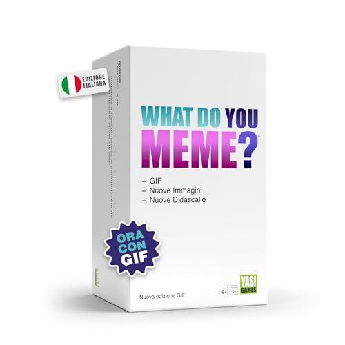 What Do You Meme Core Nuova Versione, Adesso con Carta GIF, Nuove Immagini, Più Carte Didascalia, Gioco per Appassionati di Meme, dai 18 anni in su, per 3 o più giocatori