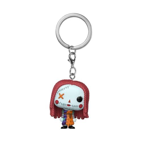 Funko Pop! Keychain: Patchwork - Sally - The Nightmare Before Christmas - Mini Figura in Vinile da Collezione Novità Portachiavi - Riempitivi per Calze - Idea Regalo - Cartoon Fans