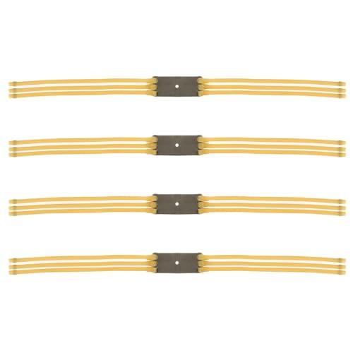 AOEVUIR 4 Pcs Elastici per Fionda Professionale da tiro Adulti e Caccia in Gomma Elastica Piatta Fionda per Bambini Fionda