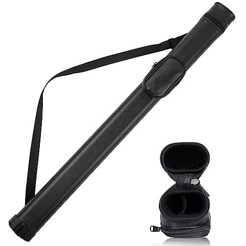 Sinsilvie Custodia per Stecca da Biliardo, Pool Cue Bag,Stecca da Biliardo Borsa da biliardo da 1/2，Portatile per Stecche da Biliardo Borsa per Bastoncini da Biliardo
