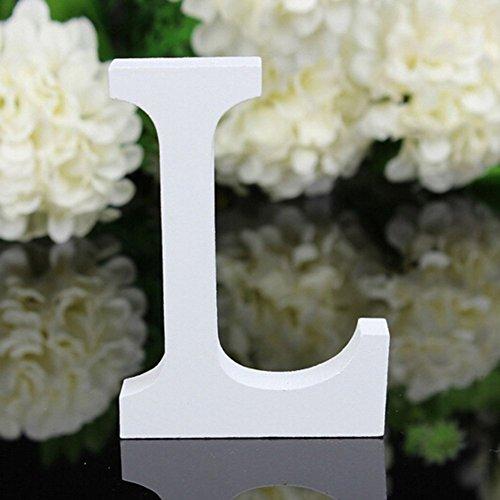 Decorativo Legno Lettere, Appeso Parete 26 Lettere Legno Alfabeto Parete Lettera per Camera Matrimonio Compleanno Partito Casa Decor, Gspirit