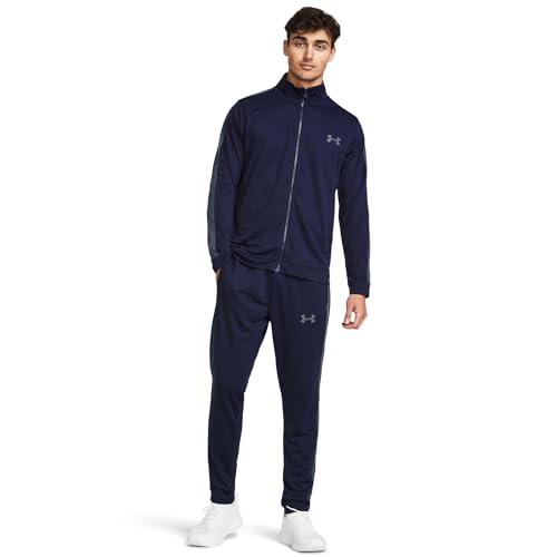 Under Armour Ua Knit Track Suit, Tuta da allenamento Uomo, Midnight Navy, L