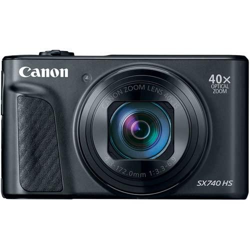 Canon PowerShot SX740 HS - Fotocamera digitale, versione internazionale, colore: Nero