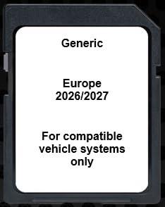 Scheda di memoria generica per navigatore GPS Europa 2026/2027, 32 GB – Compatibile con alcuni sistemi Volkswagen, Skoda, Seat e Discover Media 2 (MIB2)