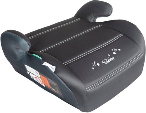 Tataway con grafiche stelline nere Seggiolino Alzatina Auto Bimbi i-Size ECE R129. Rialzo Auto per Bambini 6-12 Anni, 125-150cm, 22-36Kg