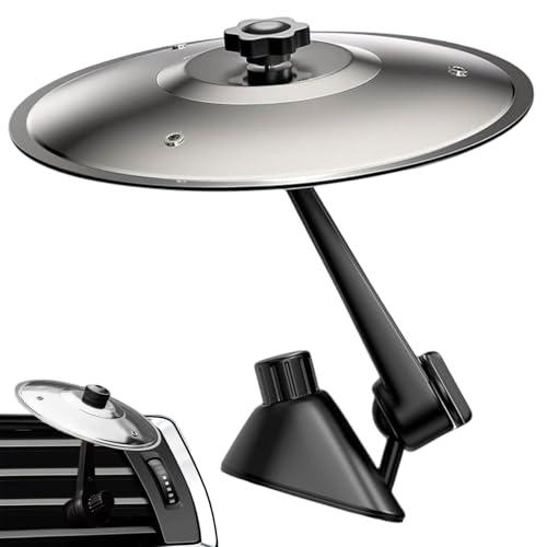 Axingqiwu Piatto Batteria per Auto, Car Mini Cymbal Drum Air Vent, Auto Crash Cymbals Piatti per Batteria Mini Divertenti