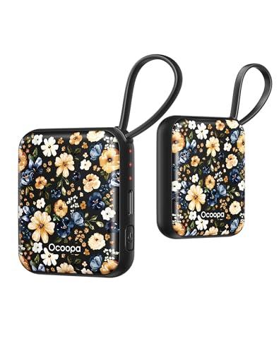 OCOOPA Scaldamani Elettrico 2 Pezzi, Portatile Scalda Mani USB Ricaricabile 4000mAh, 3 Livelli fino a 52°C, Utile Regalo di Natale, Ideale per Sci Invernale, Viaggi e Attività all’Aria Aperta,UT5 Nano