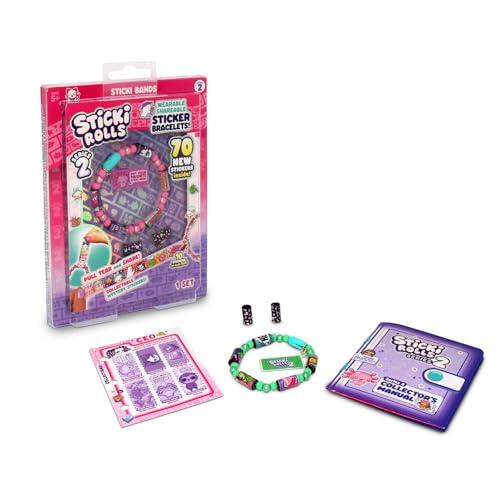 SkyCastle - Sticki Rolls Serie 2: Braccialetto | Braccialetto con etichette per bambine a partire dai 5 anni | Braccialetti con etichette per bambini con 70 sticker, colori assortiti