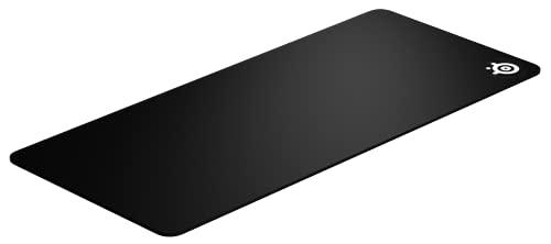 SteelSeries QcK XXL Heavy Mouse pad da gioco in tessuto - Base in gomma antiscivolo super spessa (6mm) - Ottimizzato per sensori di gioco - Dimensioni XXL - Nero