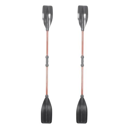 Bvizyelck Pagaia per Kayak Regolabile, 2PCS Pagaia Kayak Alluminio Doppia Remi, Pagaie per Kayaks da Canoa Gonfiabile, Coppia di Remi per Canoa Kayaks Gonfiabile Barche Gommone
