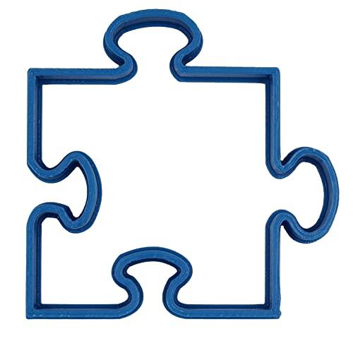 PlasticJewels - Stampo formina tagliabiscotti a forma di tassello puzzle