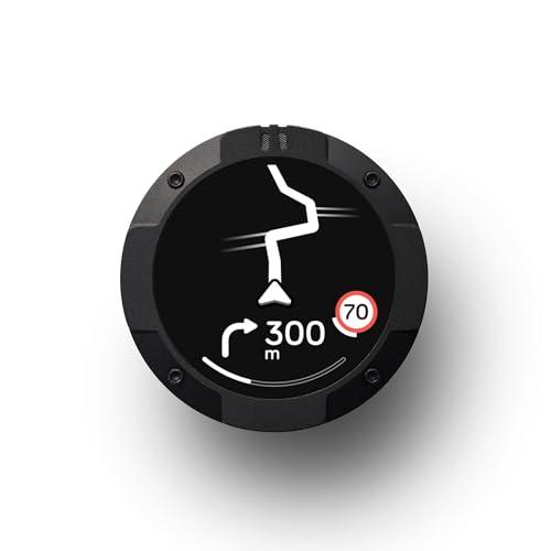 Beeline Moto II - Sistema di navigazione per motori | Navigazione mondiale | Mini carte a carte | 14 ore Temps écoulé, Protezione contro l'acqua e la pulizia IP67, Premio USB-C avec support de support