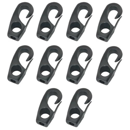 NOPKESV 10 pezzi ganci per corda ammortizzante,kit di corde elastiche per kayak,barca e ganci elastici per campeggio,trampolino,esercizi,fitness,marine e uso nautico