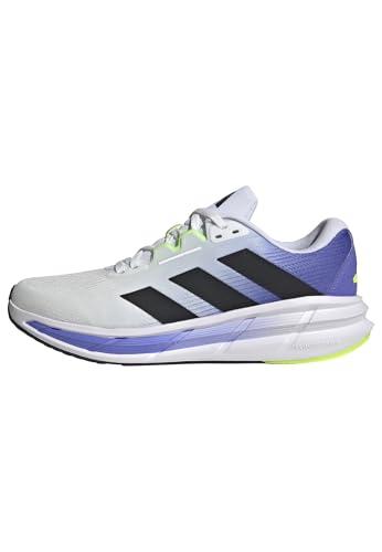 adidas Questar 3 Running Shoes, Scarpe da Corsa Uomo, Ftwr White/Core Black/Cobalt Blue, 43 1/3 EU