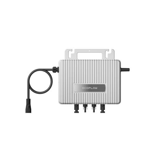 EcoFlow STREAM Micro inverter, inverter solare intelligente Wi-Fi per centrali elettriche da balcone, inverter PV per 2 pannelli solari, IP67 impermeabile, MPPT integrato, controllo app