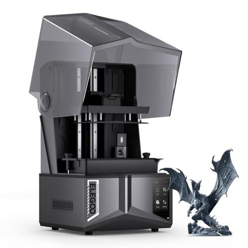 ELEGOO Saturn 4 Ultra 16K Stampante 3D Resina con Coperchio Ribaltabile, Riscaldamento del Serbatoio a 30°C, Stampa ad Alta Velocità a 150 mm/h, Dimensione di Stampa 211,68×118,37×220 mm³