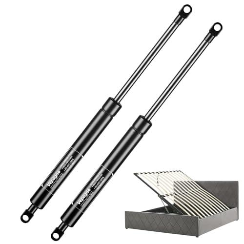 Vepagoo Molla A Gas 700MM 250N/25KG, Ammortizzatore A Gas Per Cassette Da Letto, Porte, Portelli Da Pavimento, Finestre A Capannone E Altri Carichi Pesanti, Occhiello 8mm (Connettore M6)