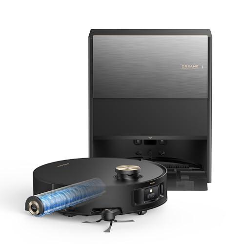 DREAME Aqua10 Roller Robot aspirapolvere con lavaggio AquaRoll, protezione del rullo per la cura di tappeti e moquette, superamento degli ostacoli di 6 cm, auto-svuotamento, aspirazione da 30.000 Pa