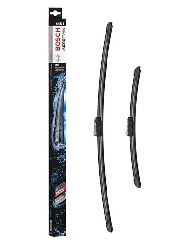 Tergicristalli Bosch Aerotwin A432S, Lunghezza 650mm/380mm, 1 set per parabrezza anteriore