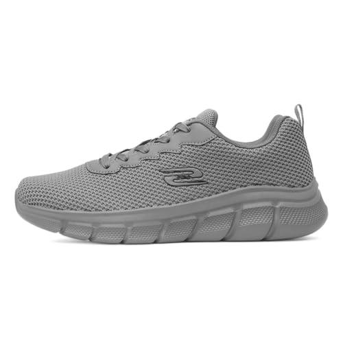 Skechers Bobs B Flex Chill Edge, Scarpe da Ginnastica Uomo, Grigio, 43 EU