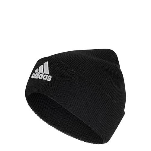 adidas Unisex - Adulto Logo Beanie, Black/White, S