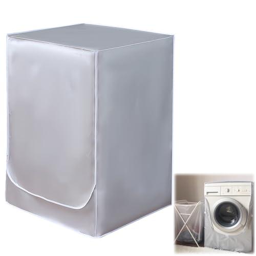 Coprilavatrice da Esterno Impermeabile, Copri Lavatrice Esterni Coprilavatrice Asciugatrice Slim Antipolvere Protettiva, con Apertura Anteriore Edge Zipper, Copertura Lavatrice da Esterno Interno