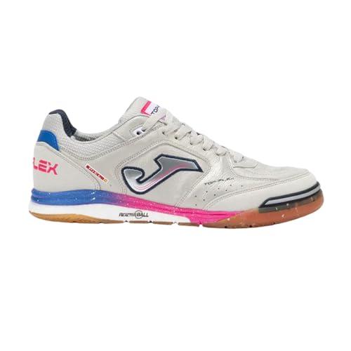Joma Top Flex Rebound 2512 Indoor, Scarpe da Calcetto Futsal Uomo (Silver White/Fucsia/Royal, Sistema Taglie Calzature EU, Adulto, Numero, Media, 43)