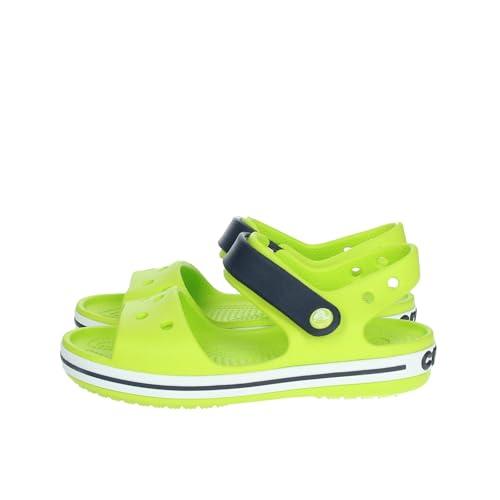 Crocs Crocband Sandal Kids, Sandali Bambini e ragazzi, Lime Punch, 19/20 EU
