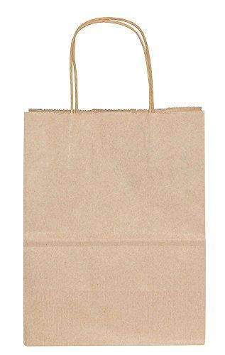 Premier Retail Shopper Colori su Kraft – Kraft – 250 Count 13,3 x 8,9 x 21 cm, Oatmeal, 8.25 x 4.75 x 10.5 inch