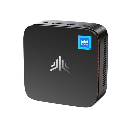 NiPoGi Essenx E1 Mini PC Ιntel Alder Lake-Ν95 (Βeat N5095, fino a 3.4GHz),16GB RAM+256GB M.2 SSD Mini Computer, WiFi 5,Bluetooth4.2, Dual 4K@60Hz Display HDMI2.0 +DP1.4 Office Desktop PC