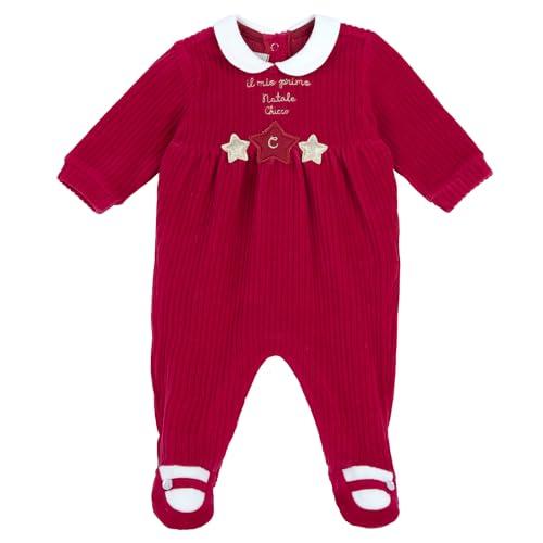 Chicco Tutine - Natale Neonato/Neonata 0-24 mesi, Rosso (4), 6 mesi, Designed in Italy