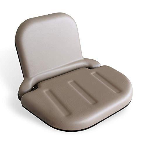 KLARA SEATS Sedile passeggero in PVC compatibile con John Deere 5E, 5M, 6E o 6100D serie LVB25717, RE250427 con cinghia automatica a 2 punti, pieghevole, marrone