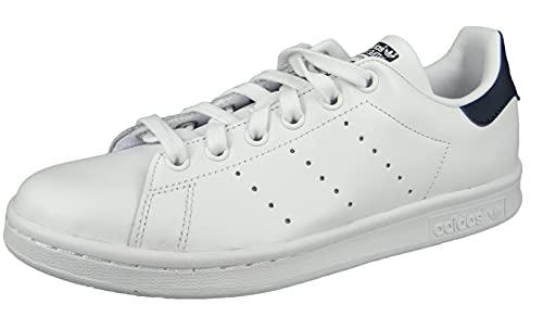 adidas Originals Stan Smith M, Scarpe da Ginnastica Uomo, Core White Core White Dark Blue, 40 EU