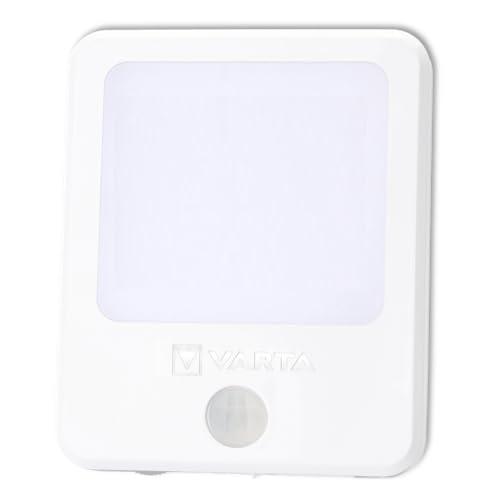 Varta Luce notturna presa con sensore di movimento LED, sensore di movimento, Motion Sensor Plug Light, lampada notturna per bambini, funzione dimmer continuo, spegnimento automatico dopo 90 secondi