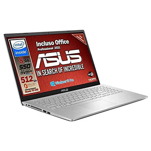 ASUS Notebook, SSD da 512 Gb, 8 Gb ram, display da 15,6