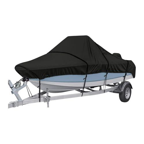 Ergocar Tela In Kayak Copertura 420D a v Dello Scafo Antipolvere a Prova Uv Con Sacchetti Stoccaggio Adatti Alle Imbarcazioni 17-19 Piedi