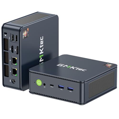 GMKtec Mini PC AMD Ryzen 7 W-1 Pro 7730U (Superiore a Ryzen 7 5825U) (8Core / 16Thread, fino a 4,5 GHz), M5 Ultra Dual LAN 2.5G Mini Computer, 16GB DDR4 RAM+512GB SSD PCIe, WiFi 6,USB 3.2,USB-C,BT 5.2