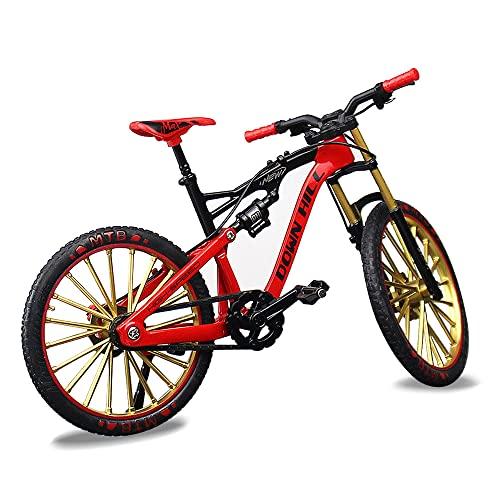 Jiahuade Mini Bicicletta Giocattolo,BMX Finger Bike,Bicicletta da Dito,Bicicletta Metallo Miniatura,Modello Bicicletta,Bicicletta Mountain Bike,Modellino di Bicicletta (G)