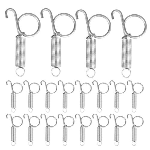 Cani Gabbia Porta Gancia,20 Pezzi Gancio a Molla per Porta Gabbia per Conigli Cane Gatto Gancio per Porta Gabbia Fissaggio Pet Gabbie Porta per Porte Roditori Criceti Scoiattoli Uccelli