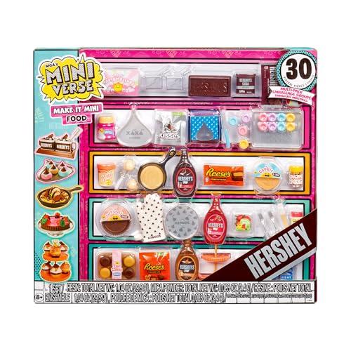 MGA's Miniverse Make It Mini Food - Brunch Multipack, Mini Collezione Hershey, Fai Da Te, Gioco In Resina, Repliche Di Cibo. Per Collezionisti E Bambini - Età 8+, NON EDIBILE