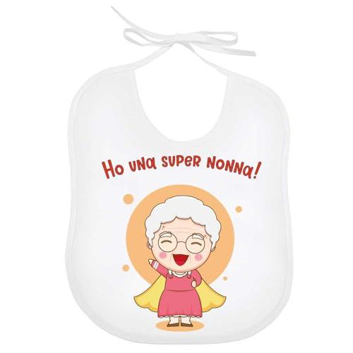 La Ruotante Bavaglino in 100% cotone nonna speciale miglior super progress chiedi festa bavetta regalo nascita (7)