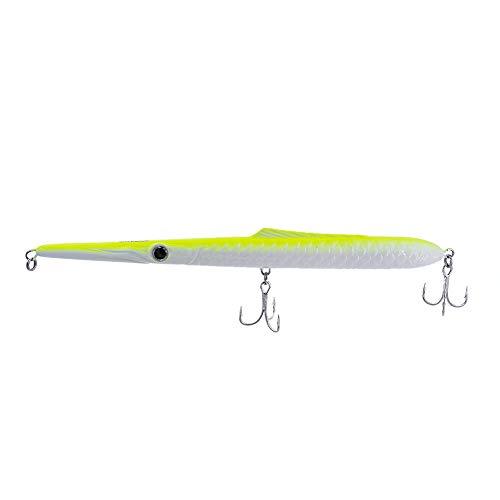 JATSUI Drake 210 Skipping Lure Floating, Needle, Misura, Colore Y Artificiale da Pesca, Bianco/Giallo, 210 mm