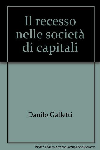 Recesso nelle società di capitali