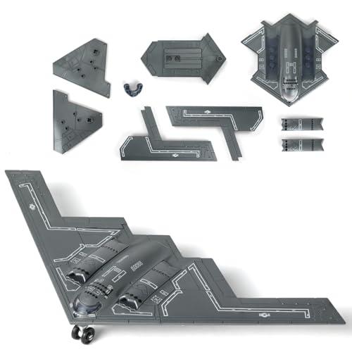 SEBUNAS 1/200 Scala B-2 Spirit Aereo Militare Giocattolo Modello di Costruzione Rapida USAF Stealth Strategico Pesante Bombardiere Kit Modello di Aereo in Plastica da Costruire Regalo (20 Pezzi)